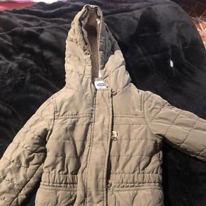 Toddler girls anorak/Sherpa hoodie jacket